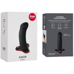 Dildo Amor Black 15 cm - Fun Factory - Dildos o Consoladores (4)