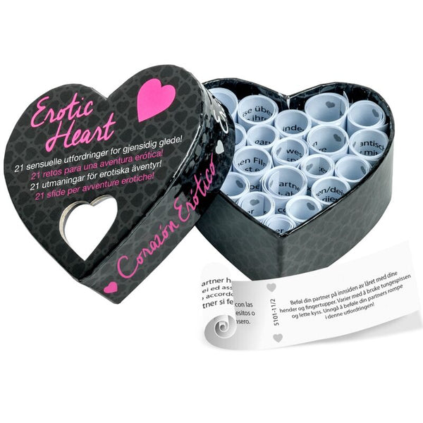 Corazón Mini Erótico - TeaseandPlease - Juegos de mesa eróticos