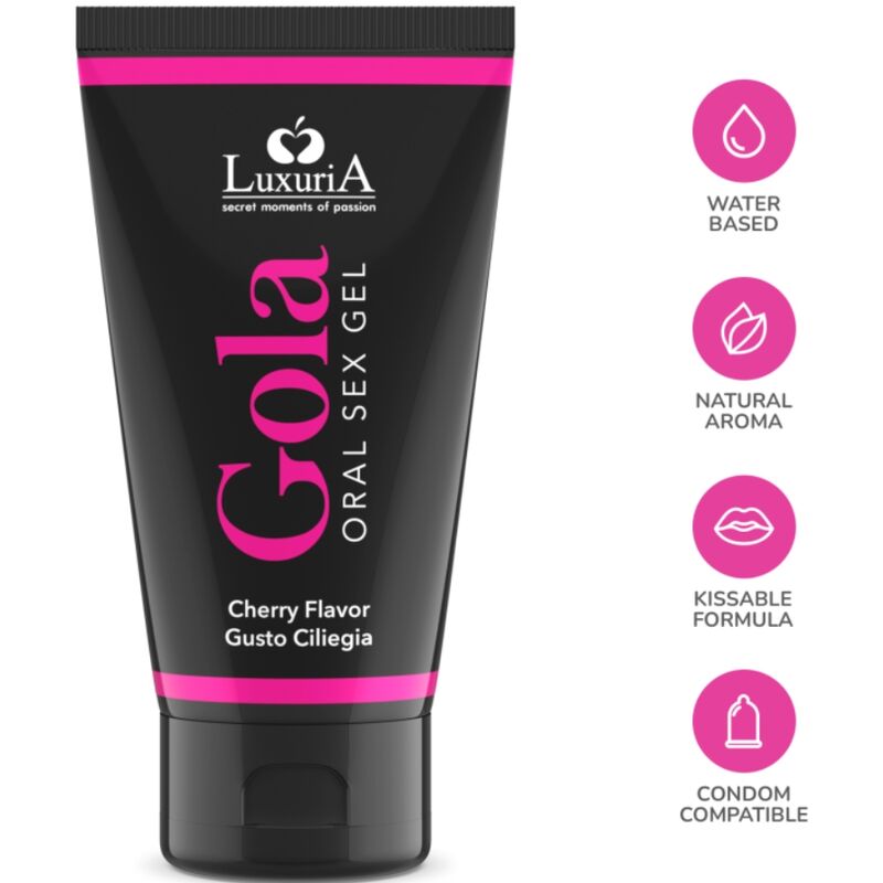 Gel Gola oral cereza 30 ml - Luxuria - Lubricantes sexuales (2)