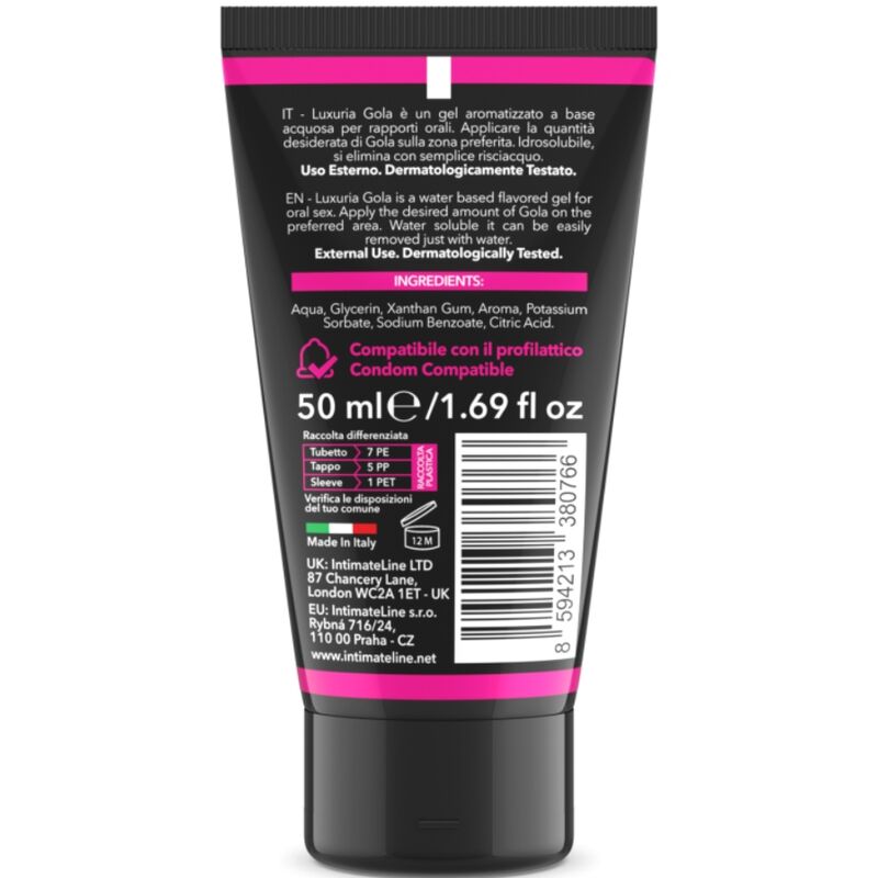 Gel Gola oral cereza 30 ml - Luxuria - Lubricantes sexuales (4)