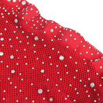 Bodystocking 952181 Rojo con brillantes Talla Única - Subblime - Lencería erotica (6)