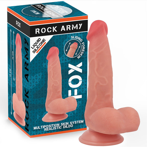 Dildo Realista Fox 19 cm - RockArmy - Dildos o Consoladores