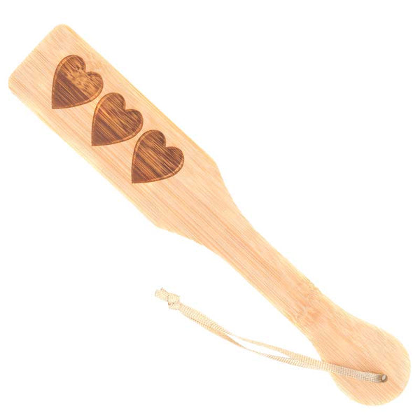 Pala BDSM de Bambú Corazón