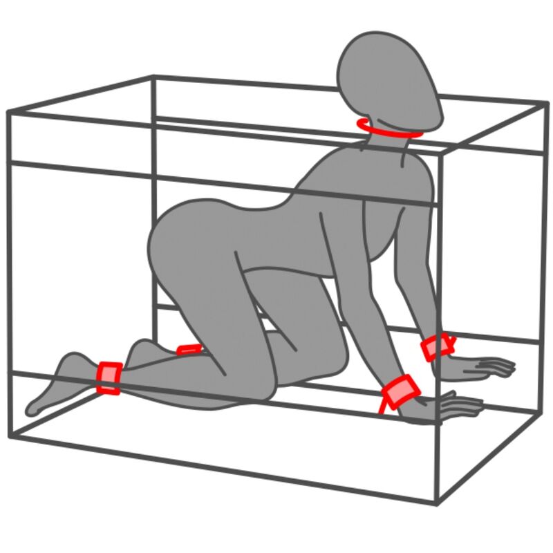 Kink Club La Niche Cabina Negro y Rojo - Secret Dome - Sofas y cojines (5)
