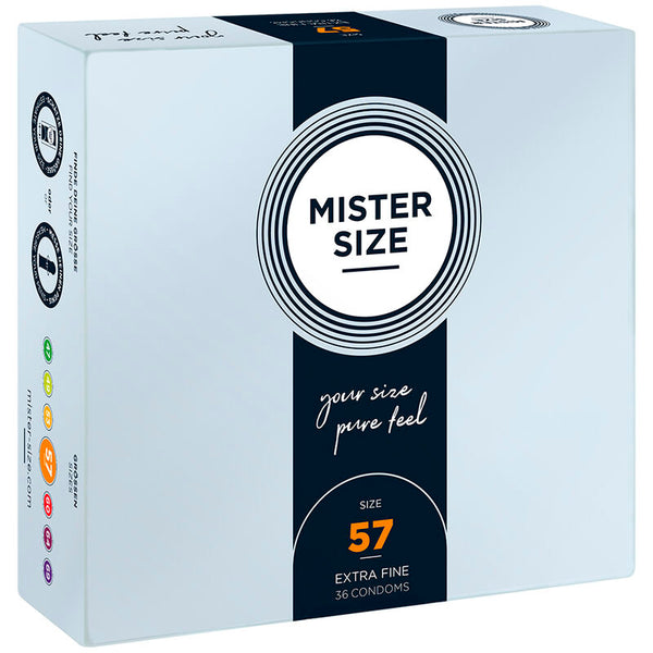 Mister Size Talla 57 Caja 36 uds - Mister Size - Comprar preservativos o condones