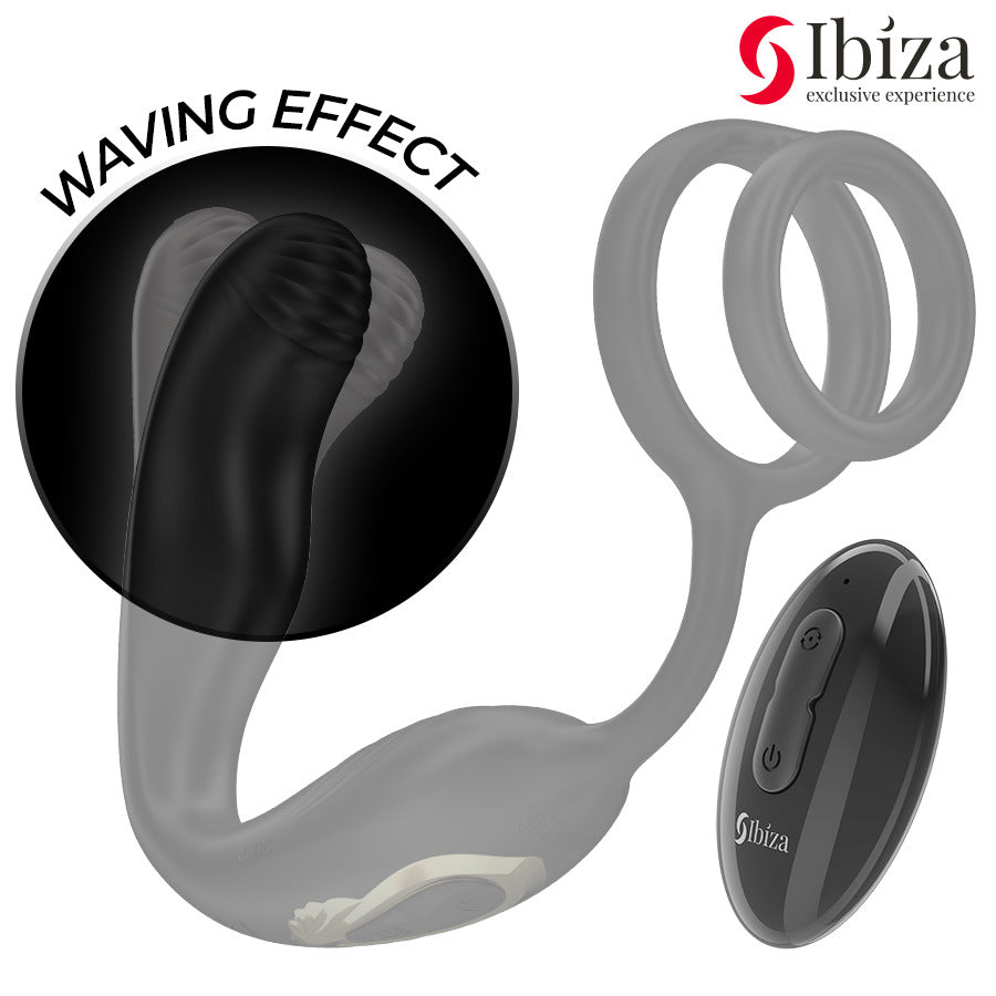 Wiggle Plug Anal con Anillas Pene - Ibiza - Vibradores masculinos para el masaje prostático (3)