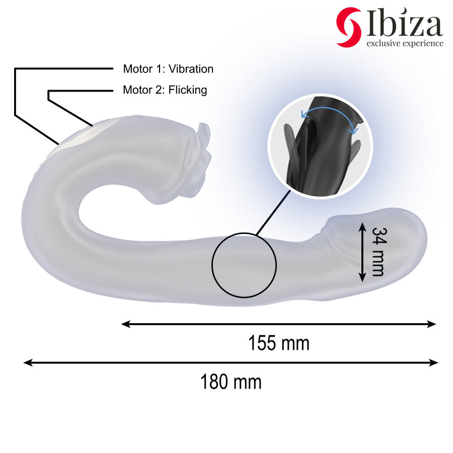Rose Vibrador Con Lengua Oscilante - Ibiza - Vibradores (3)