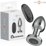 Plug Anal Metal con Vibración Talla L - Intense - Plugs anales