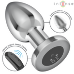 Plug Anal Metal con Vibración Talla L - Intense - Plugs anales (2)