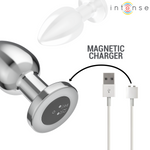 Plug Anal Metal con Vibración Talla L - Intense - Plugs anales (3)