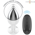 Plug Anal Metal con Vibración Talla L - Intense - Plugs anales (6)