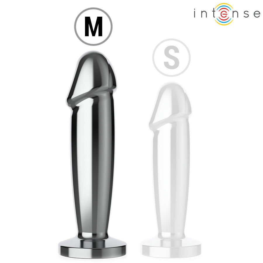 Dildo Anal Vibrador Metal Talla M - Intense - Plugs anales (4)