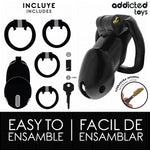 Jaula Para Pene Mindnight Cell Talla L - Addicted Toys - Kits para BDSM (5)