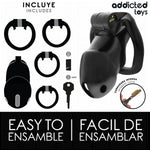 Midnight Cell M Jaula Pene - Addicted Toys - Kits para BDSM (4)