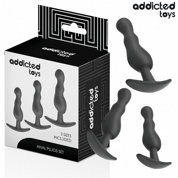 Set 3 plugs anales Model 1 - Addicted Toys - Plugs anales
