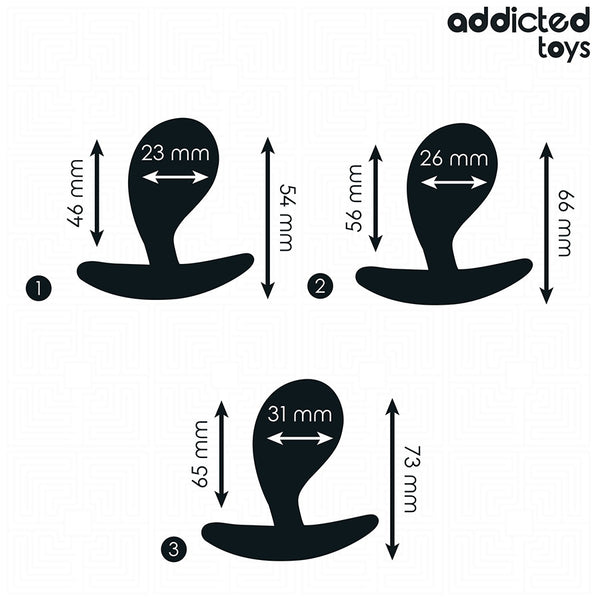 Set 3 plugs anales Model 3