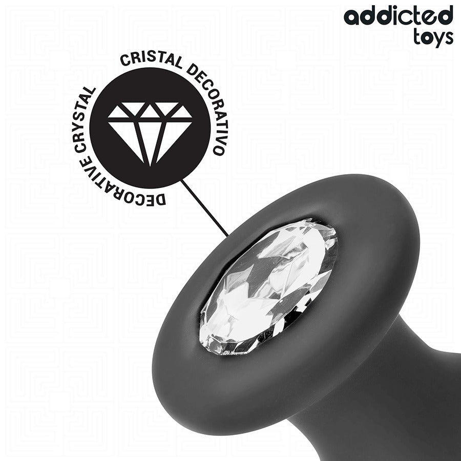 Plug Alargado con Joya Talla L - Addicted Toys - Plugs anales (3)