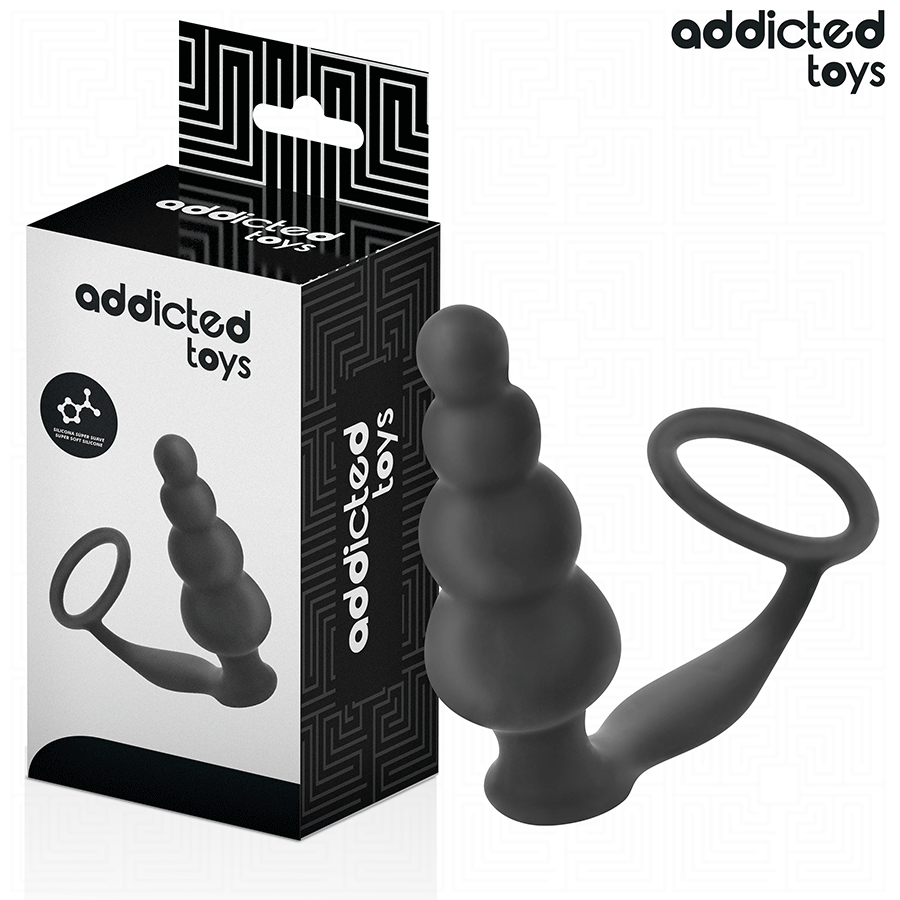 Plug Anal con Anillo Para Pene Modelo 5