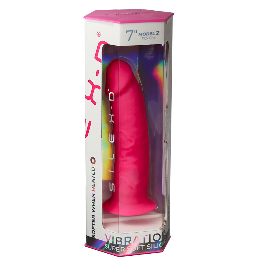 Vibrador Dual Density Rosa 17,5 cm - Silexd - Vibradores (4)
