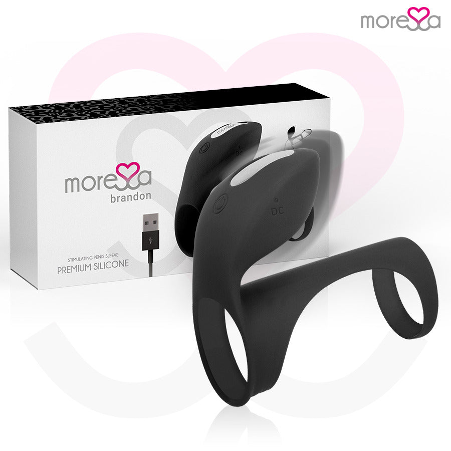 Brandon anillo vibrador con funda - Moressa - Anillo vibrador para el pene (con y sin vibración)