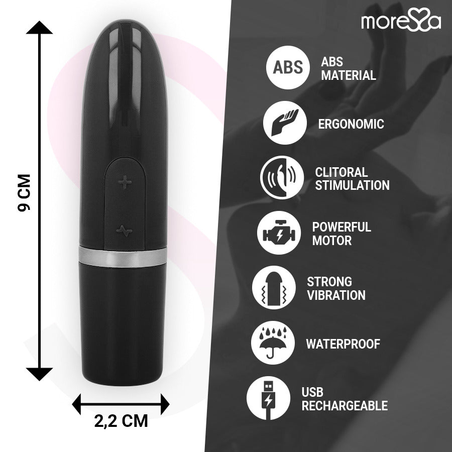 Mini Estimulador negro - Moressa - Vibradores (3)