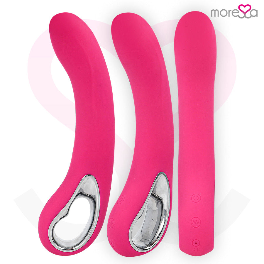 Vibrador recargable de fácil sujección y de silicona. Se adapta perfectamente a ti.