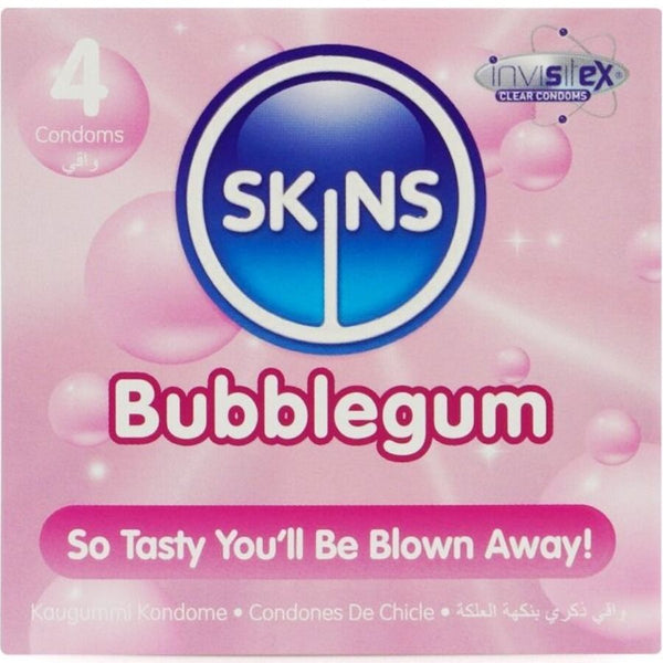 Preservativos Sabor Chicle 4 uds - Skins - Comprar preservativos o condones