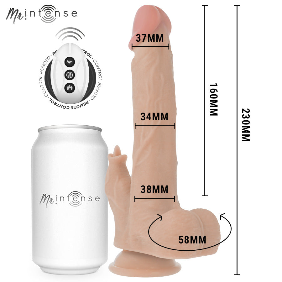 Dildo Vibrador Redford con Movimiento 23 cm - Intense - Vibradores (4)