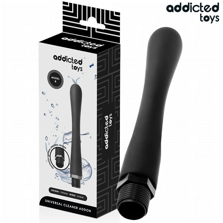 Limpiador Anal con Adaptador Universal Modelo 4 - Addicted Toys - Ofertones