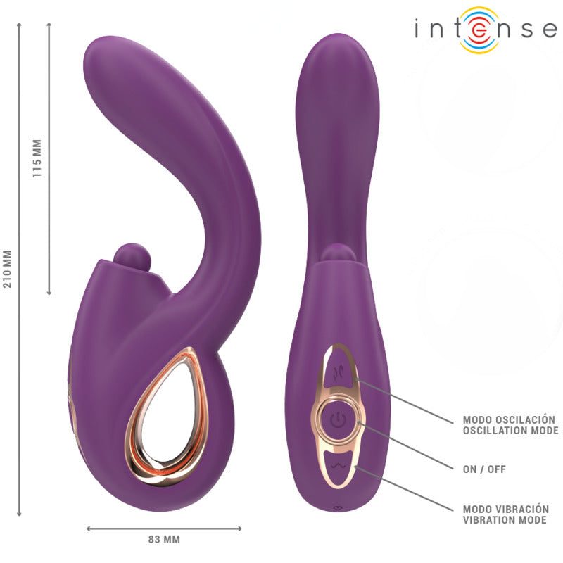 Vibrador Multifunción Lali con Empuje - Intense - Vibradores (6)
