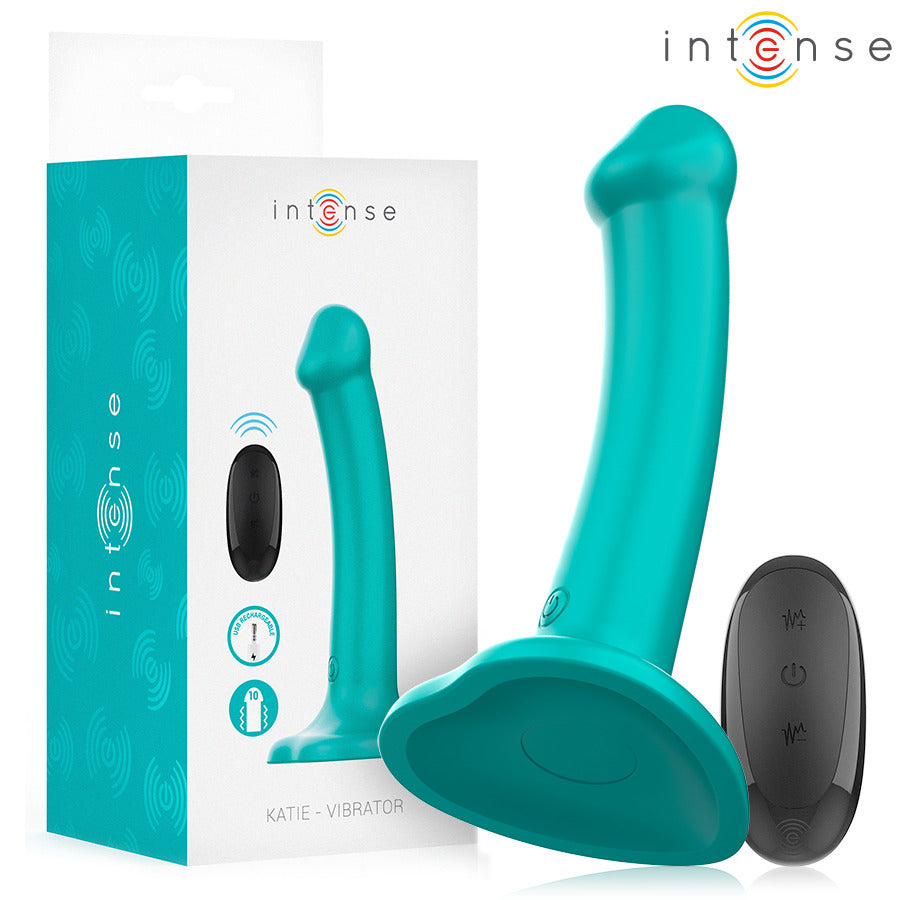 Dildo vibrador Katie con Ventosa - Intense - Vibradores Anales