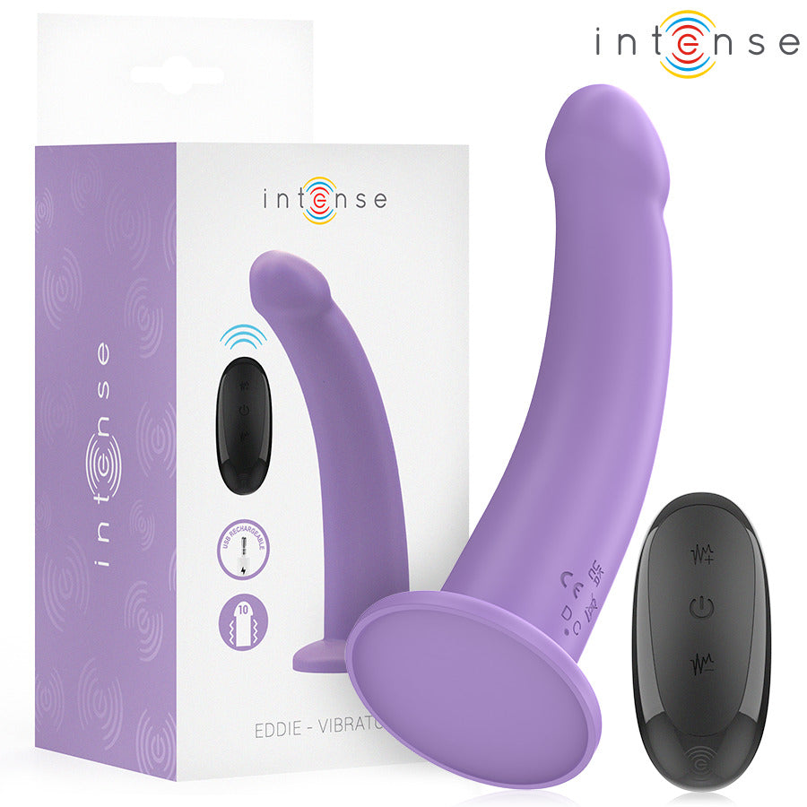 Dildo Vibrador Eddie con Ventosa - Intense - Vibradores Anales