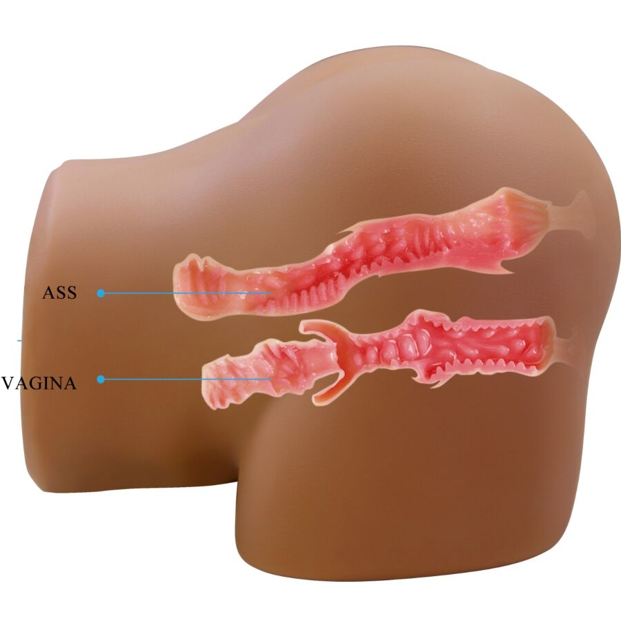 Geriann Trasero Femenino Vibrador y Succionador 5.5 kg - Crazy Bull - Masturbadores masculinos (4)