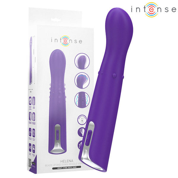 Vibrador Con Perlas Sube y Baja Helena - Intense - Vibradores