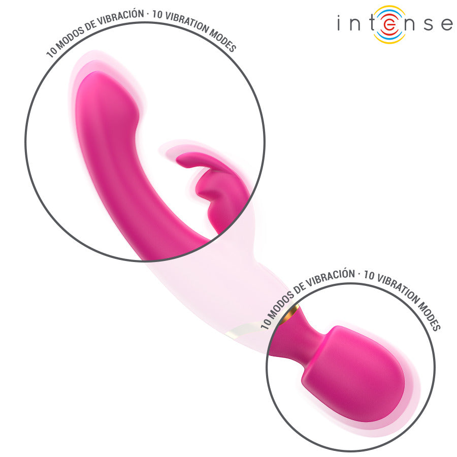 Winona Doble Vibrador Rabbit Con Wand - Intense - Vibradores (6)