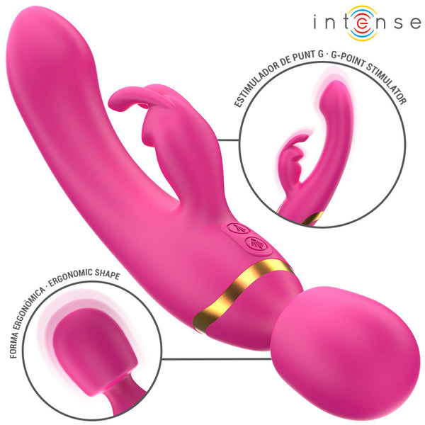 Winona Doble Vibrador Rabbit Con Wand