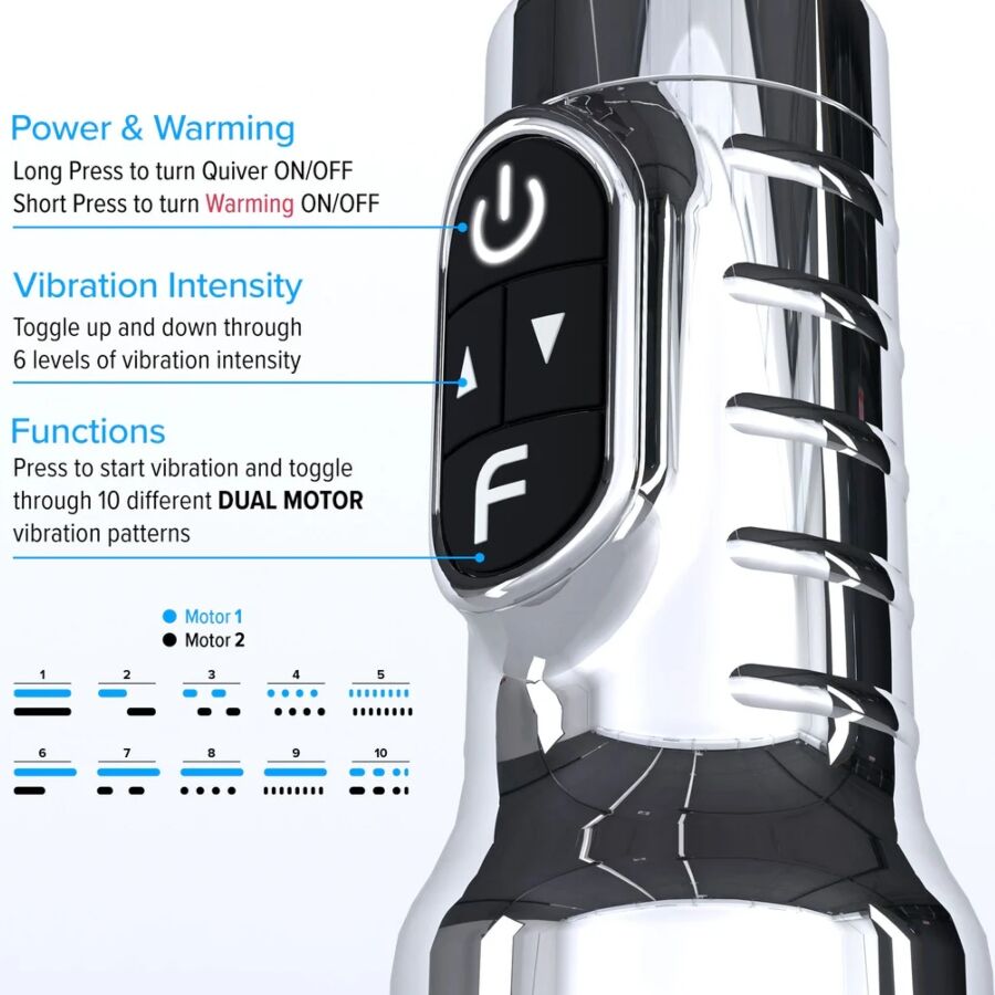 Quiver Masturbador Vibrador - Fleshlight - Masturbadores masculinos (4)