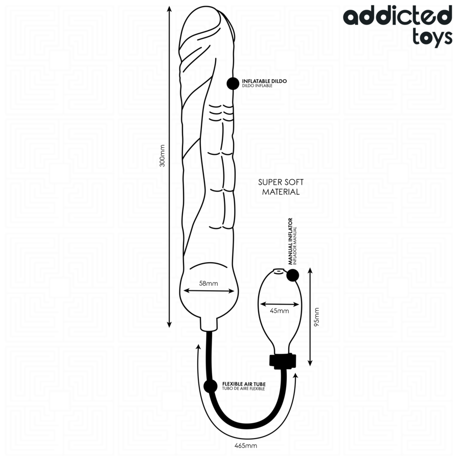Dildo Inflable XL Modelo 5