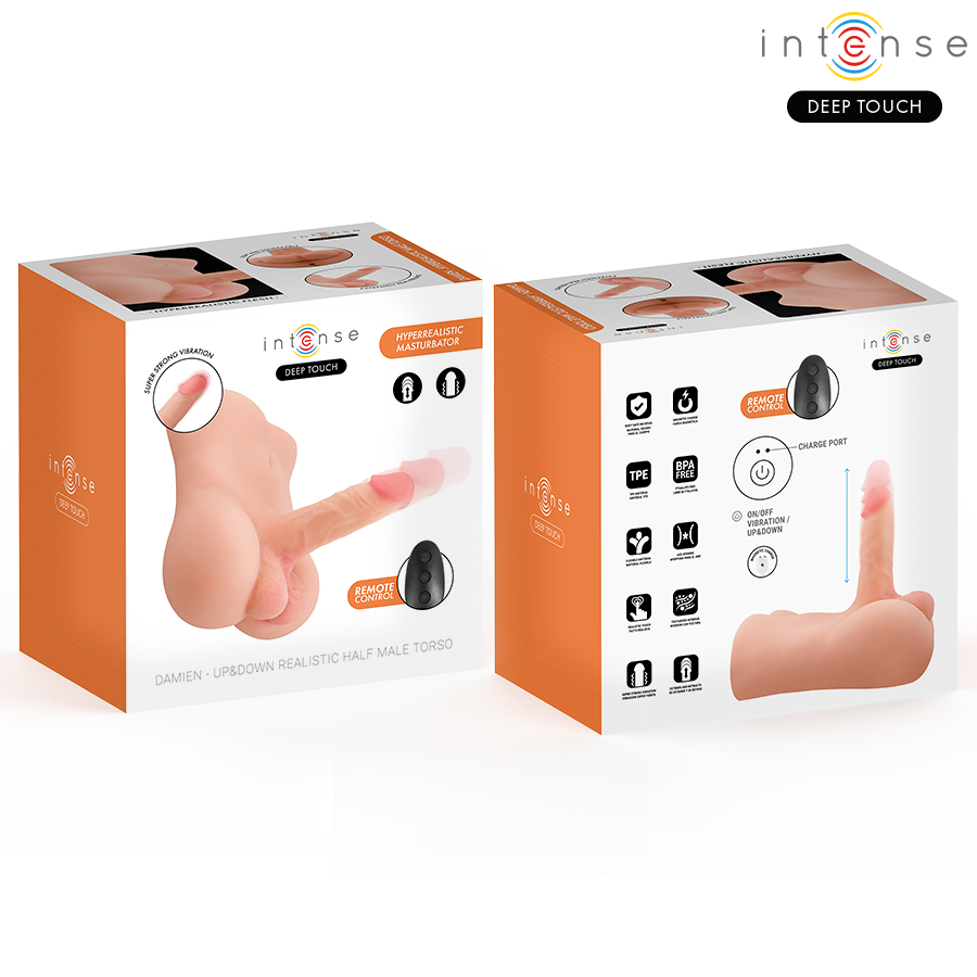 Deep Touch Damien Torso Masculino con Dildo