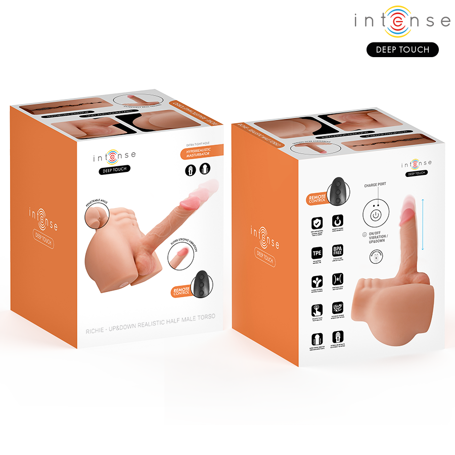 Deep Touch Richie Torso Masculino con Dildo Empuje