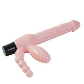 Arnes sin cuerda con vibracion 25.4cm - BaileVibrators - Arneses con pene o dildo Strap-On