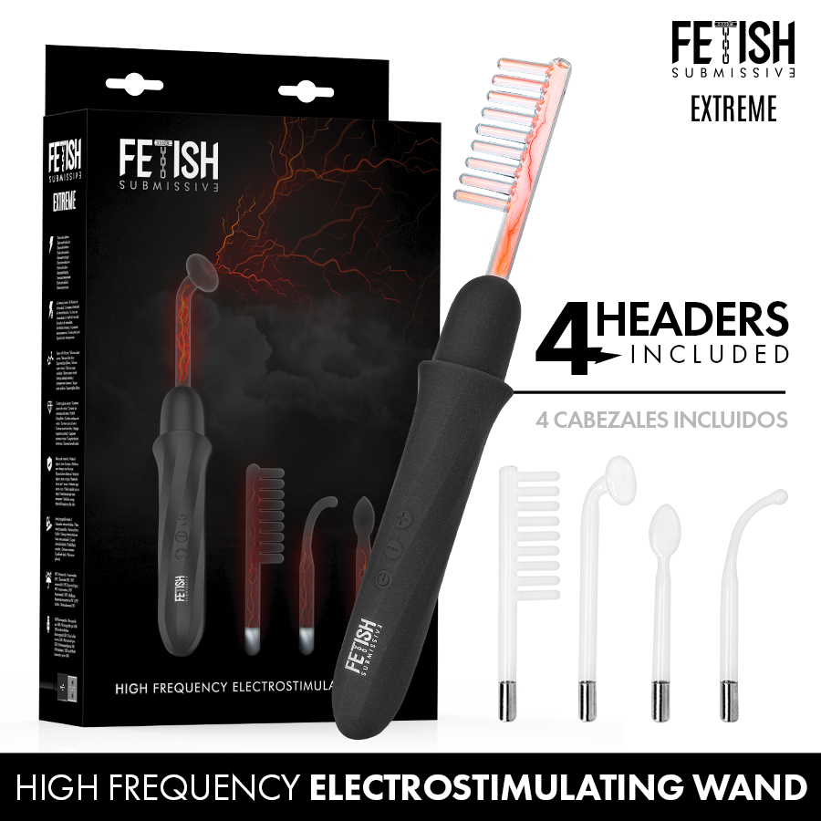 Vibrador Wand Electroestimulación