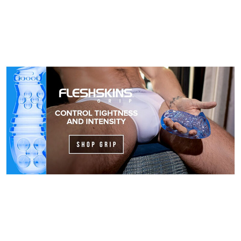 Fleshskins Grip Masturbador Manual Azul