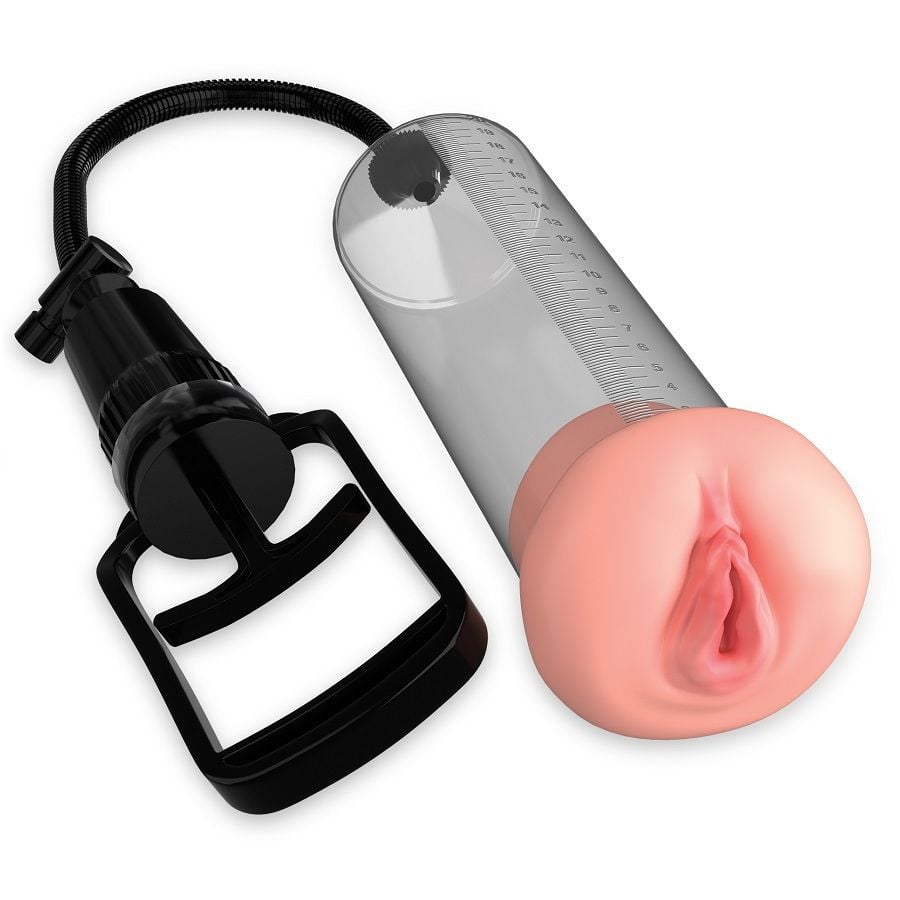 Pipedream Bomba de ereccion con vagina de la sub marca Pump Worx de Pipedream PD3289-00 Bomba de ereccion con vagina