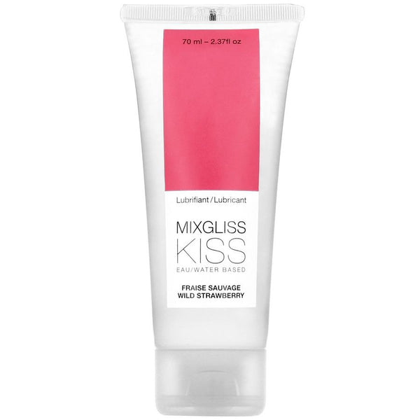 Lubricante sabor fresa 70 ml - Mixgliss - Lubricantes sexuales
