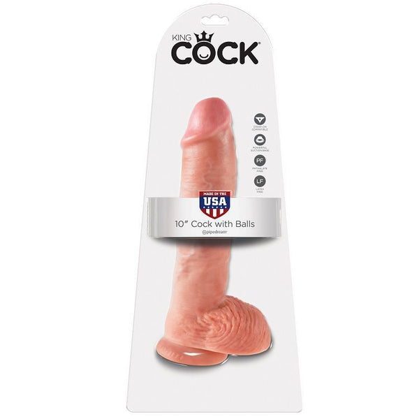 King Cock 10 con testículos
