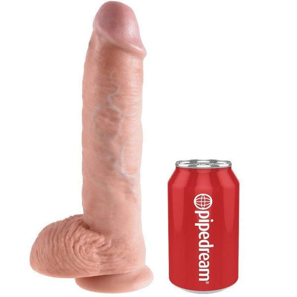 King Cock 10 con testículos - KingCock - Dildos o Consoladores