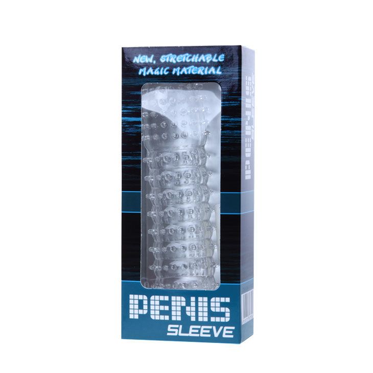 Funda lila silicona con puntitos - BaileforHim - Fundas para el pene (2)