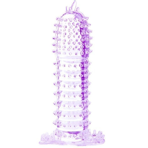 Funda lila silicona con puntitos - BaileforHim - Fundas para el pene