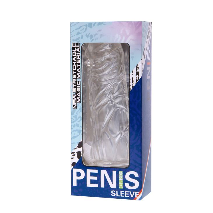 Funda rosa pene silicona 13 cm - BaileforHim - Fundas para el pene (2)